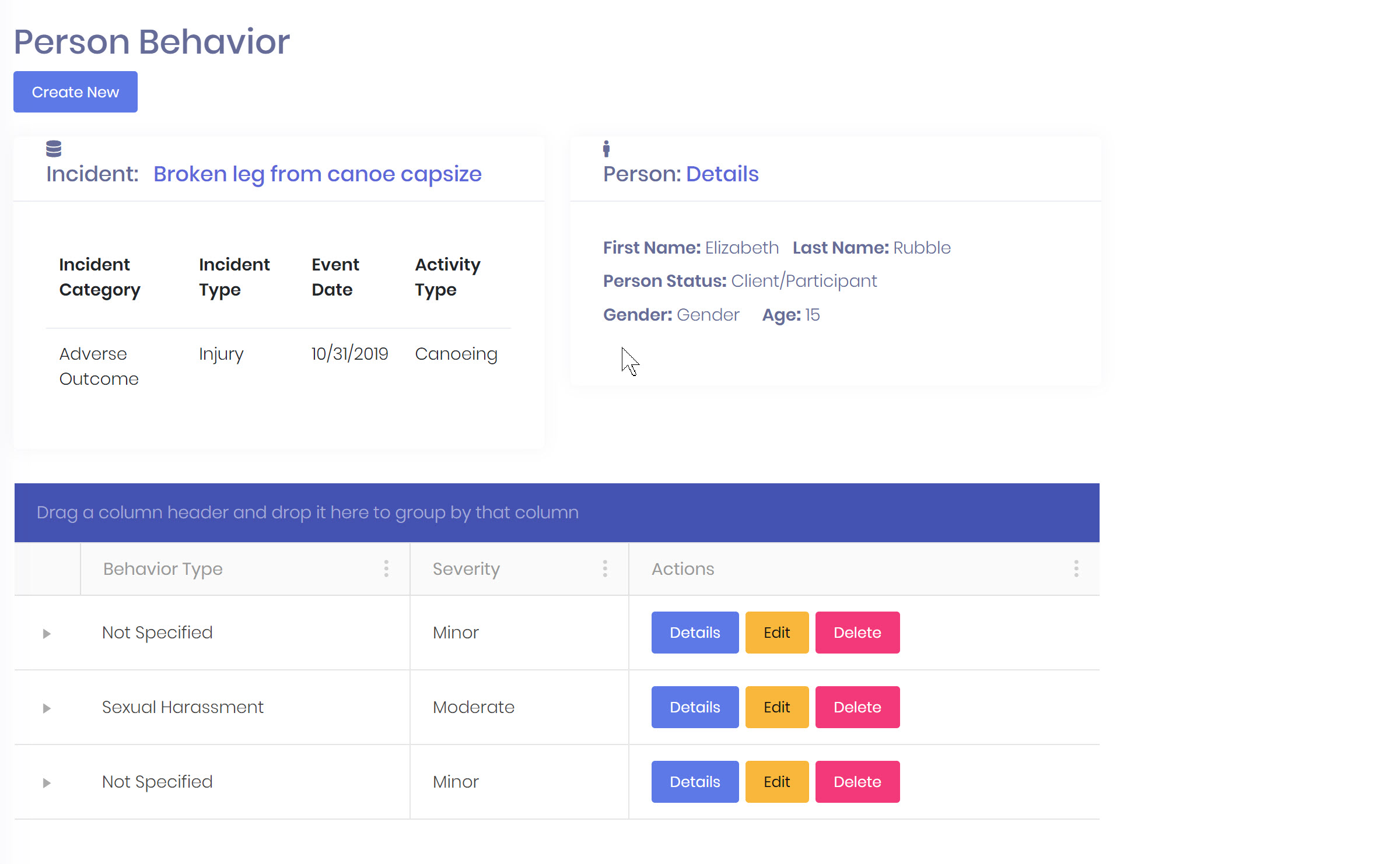 Person_Behavior-Grid - IncidentAnalytix - IncidentAnalytix